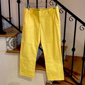 Halogen Canary Yellow Capris Pants. Lightly worn and in like new condition.